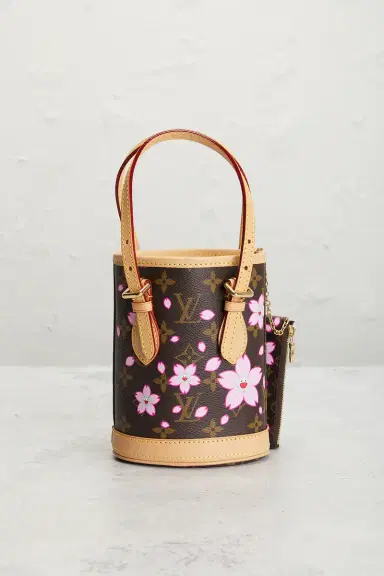 Louis Vuitton Louis Vuitton X Takashi Murakami Monogram Cherry Blossom Nano Bucket Bag | Thumbnail 3