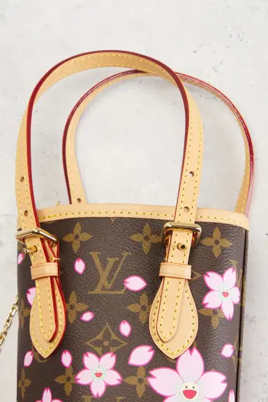 Louis Vuitton Louis Vuitton X Takashi Murakami Monogram Cherry Blossom Nano Bucket Bag | Thumbnail 8