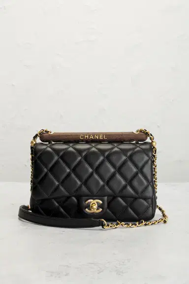 Chanel Chanel Lambskin Small Wenge Wood Flap Bag | Thumbnail 2
