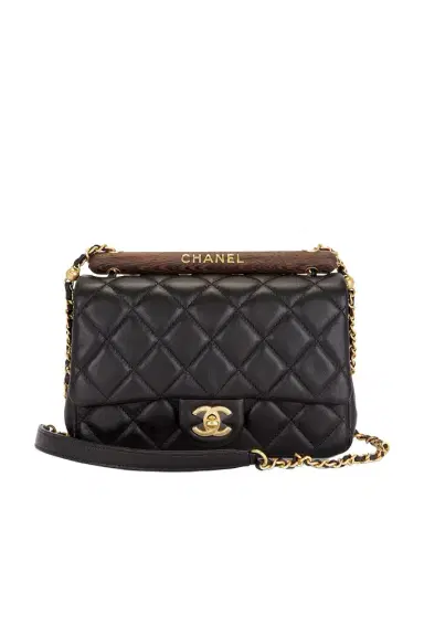 Chanel Chanel Lambskin Small Wenge Wood Flap Bag | Thumbnail 1