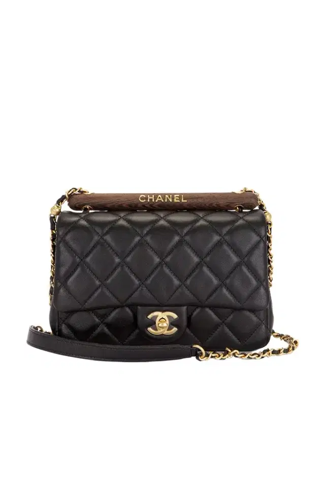 Chanel Chanel Lambskin Small Wenge Wood Flap Bag