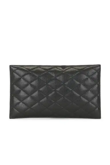 Saint Laurent Grain De Poudre Matelasse Pouch | Thumbnail 2 Saint Laurent Grain De Poudre Matelasse Pouch | Thumbnail 2