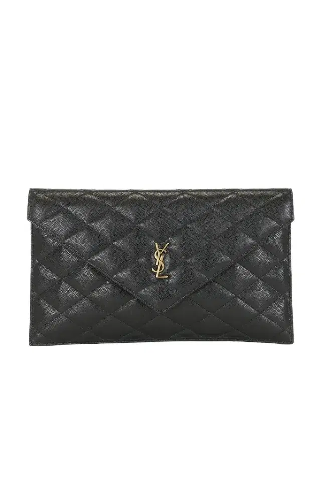Saint Laurent Grain De Poudre Matelasse Pouch