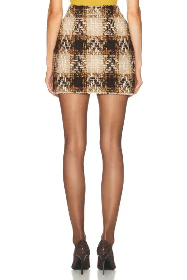 Saint Laurent Tweed Mini Skirt | Thumbnail 4 Saint Laurent Tweed Mini Skirt | Thumbnail 4