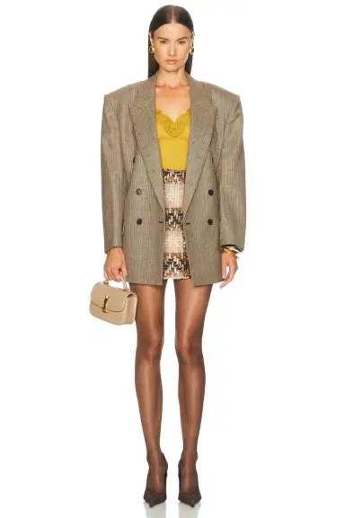 Saint Laurent Tweed Mini Skirt | Thumbnail 5 Saint Laurent Tweed Mini Skirt | Thumbnail 5