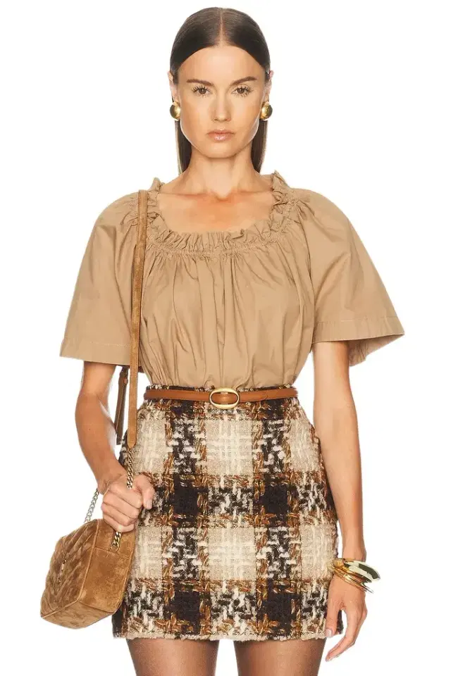 Saint Laurent Ruffled Top
