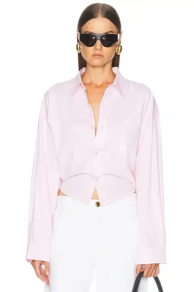 R13 Split Hem Boyfriend Shirt | Thumbnail 1