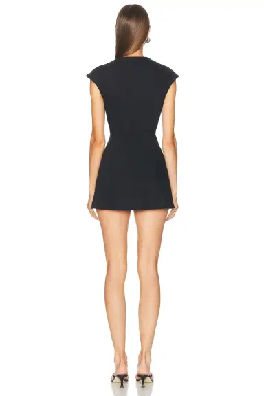 Matthew Bruch Cap Sleeve Denim Mini Dress | Thumbnail 3 Matthew Bruch Cap Sleeve Denim Mini Dress | Thumbnail 3