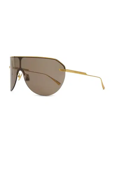 Bottega Veneta Light Ribbon Shield Sunglasses | Thumbnail 2