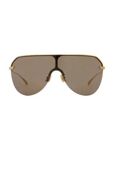 Bottega Veneta Light Ribbon Shield Sunglasses | Thumbnail 1