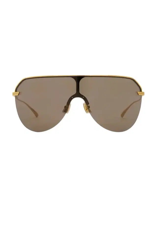 Bottega Veneta Light Ribbon Shield Sunglasses