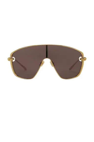Bottega Veneta Icons Knot Shield Sunglasses | Thumbnail 1 Bottega Veneta Icons Knot Shield Sunglasses | Thumbnail 1