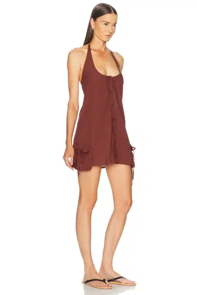 Deiji Studios Pocket Halter Dress | Thumbnail 2 Deiji Studios Pocket Halter Dress | Thumbnail 2