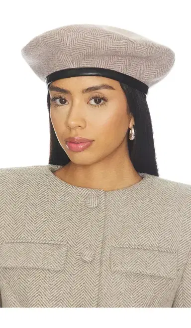 Naked Wardrobe Suiting Chevron Beret | Thumbnail 1 Naked Wardrobe Suiting Chevron Beret | Thumbnail 1