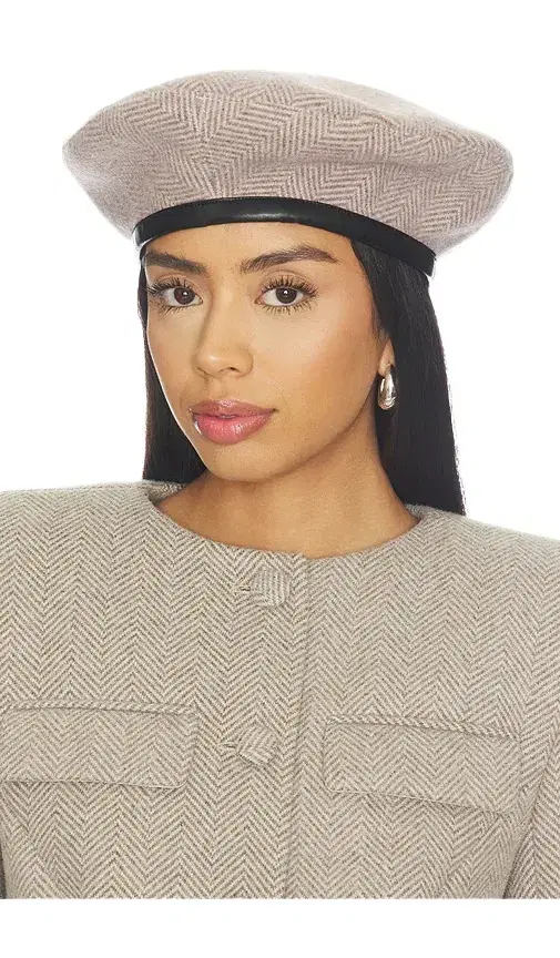 Naked Wardrobe Suiting Chevron Beret