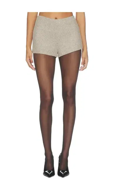 Naked Wardrobe Chevron Suited Hot Pants | Thumbnail 1
