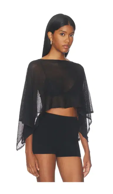 MORE TO COME Orson Knit Poncho | Thumbnail 2