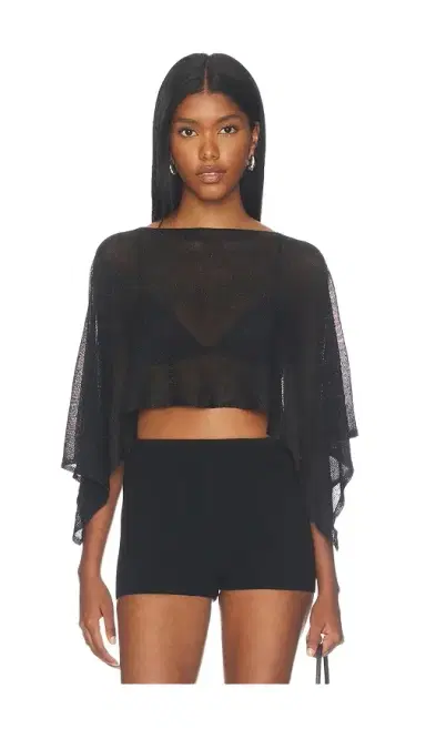 MORE TO COME Orson Knit Poncho | Thumbnail 1
