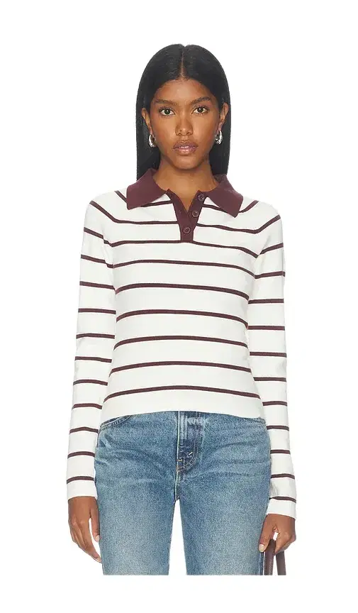 ALL THE WAYS Bronson Knit Polo Top