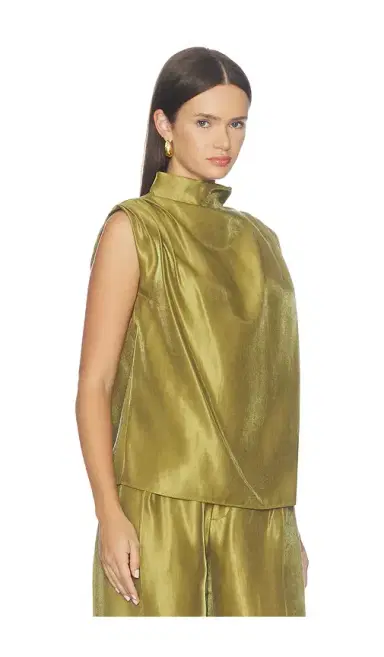 Amanda Uprichard Sleeveless Fabienne Top | Thumbnail 2