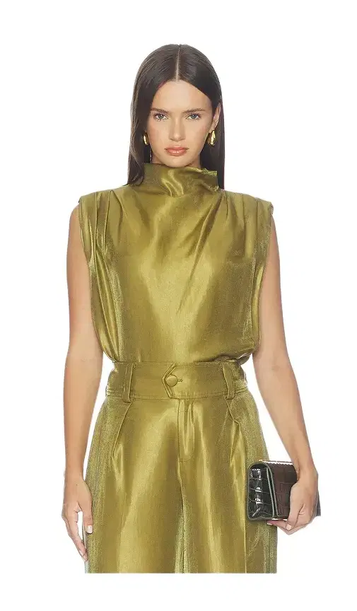 Amanda Uprichard Sleeveless Fabienne Top