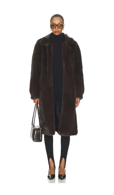 Mimchik Penny Maxi Faux Fur Coat | Thumbnail 2 Mimchik Penny Maxi Faux Fur Coat | Thumbnail 2
