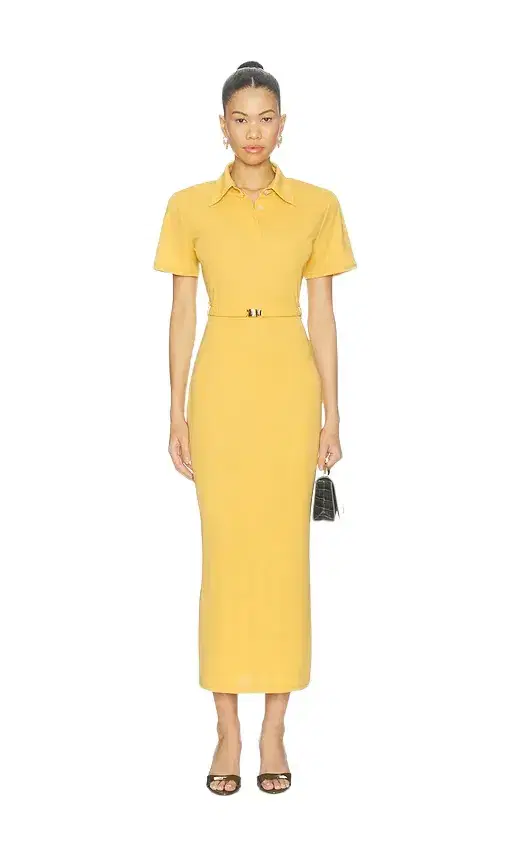 Rowen Rose Jersey Polo Dress