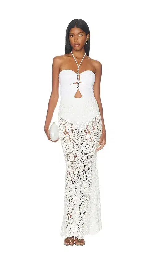 PatBo Gal Embroidery Maxi Dress
