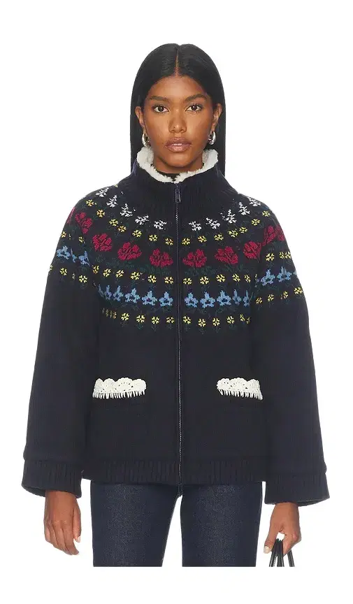 Sea Preston Knit Sherpa Lined Jacket