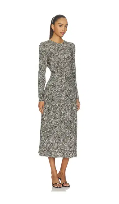 Sea Charlize Print Longsleeve Crew Dress | Thumbnail 2
