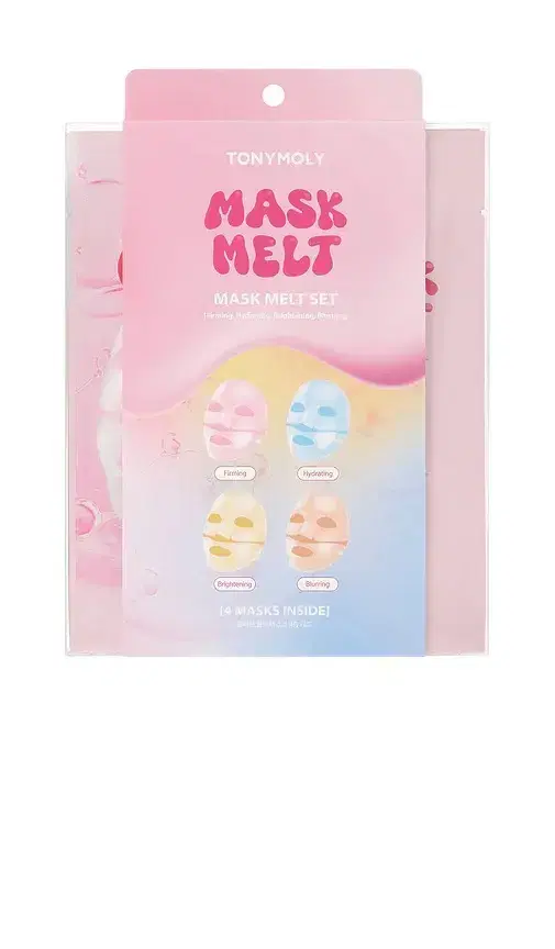 TONYMOLY Mask Melt Firming Overnight Hydrogel Mask 4pc.