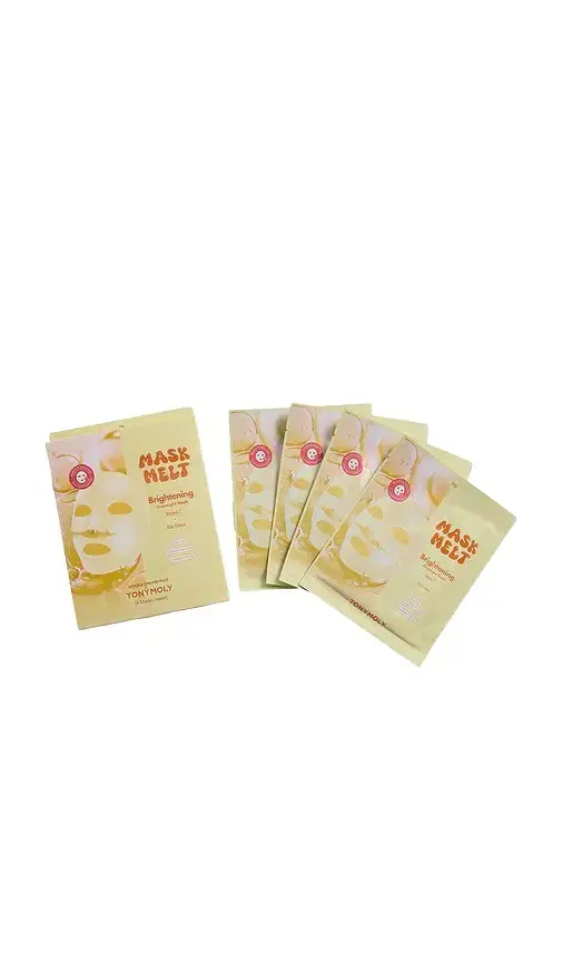 TONYMOLY Mask Melt Brightening Overnight Hydrogel Mask 4pc.