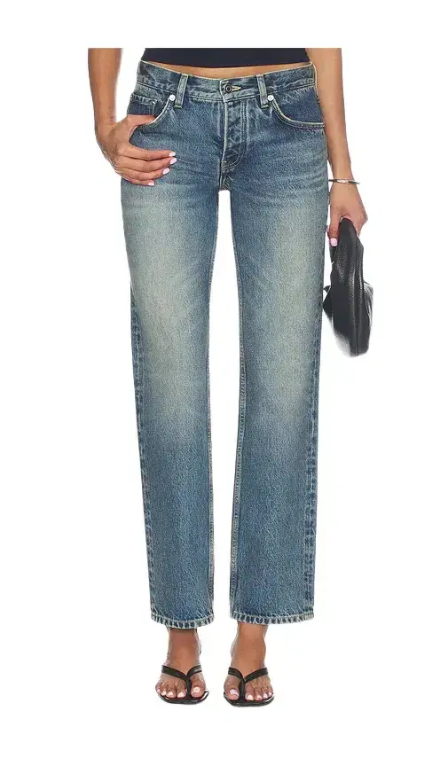 EB Denim Ariel Mid Rise Wedgie