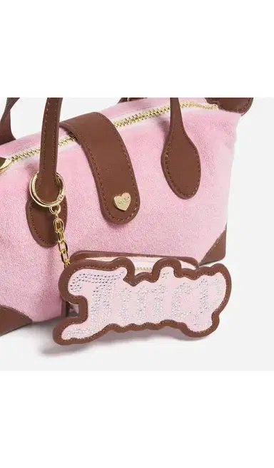 Stoney Clover Lane x Juicy Couture Juicy Rhinestone Logo Mini Pouch Bag Charm | Thumbnail 2