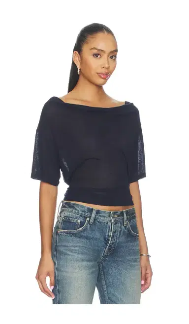 EB Denim Madeo Cowl Neck Tee | Thumbnail 2