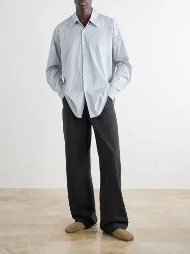 Our Legacy Above Striped Cotton-Poplin Shirt - Men | Thumbnail 2