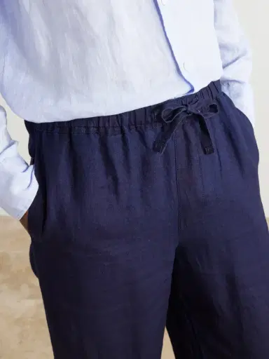 Frame Straight-Leg Linen Drawstring Trousers - Men | Thumbnail 5 Frame Straight-Leg Linen Drawstring Trousers - Men | Thumbnail 5