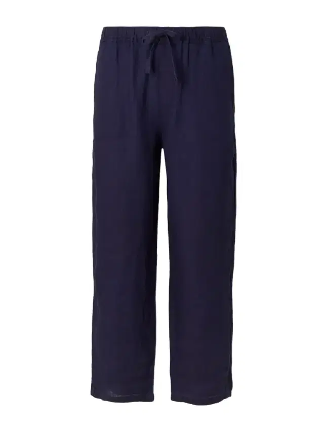 Frame Straight-Leg Linen Drawstring Trousers - Men