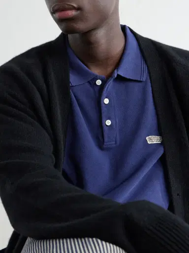 Visvim Mondo Weller Logo-Appliquéd Cotton-Piqué Polo Shirt - Men | Thumbnail 5 Visvim Mondo Weller Logo-Appliquéd Cotton-Piqué Polo Shirt - Men | Thumbnail 5