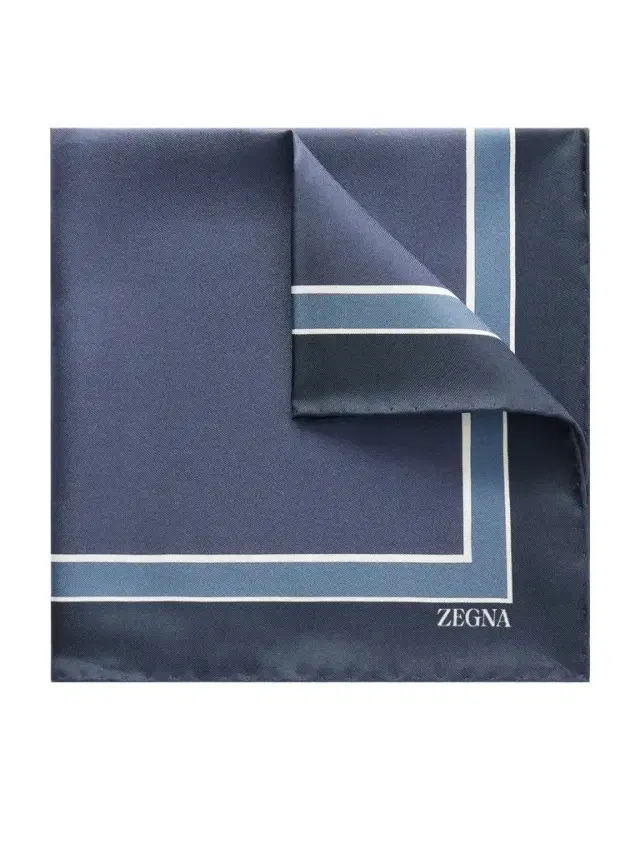 Zegna Printed Silk-Twill Pocket Square - Men