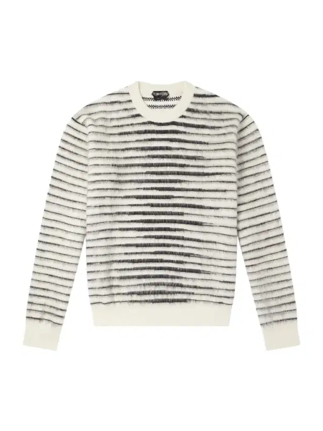 Tom Ford Striped Mohair-Blend Sweater - Men