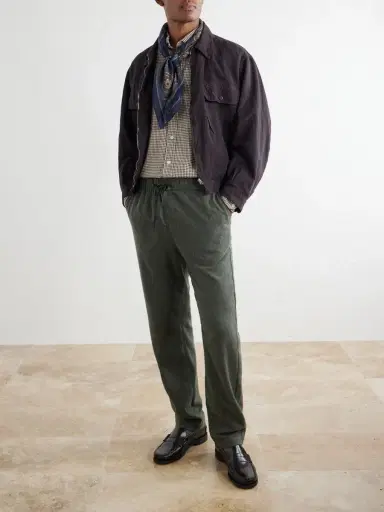 Hartford Printed Wool Scarf - Men | Thumbnail 2 Hartford Printed Wool Scarf - Men | Thumbnail 2