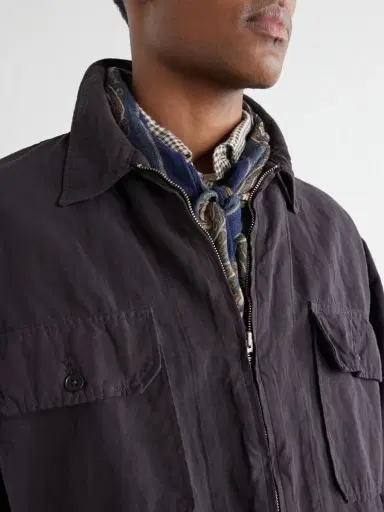 Hartford Printed Wool Scarf - Men | Thumbnail 3 Hartford Printed Wool Scarf - Men | Thumbnail 3