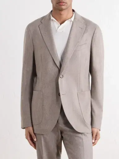 Slowear Wool-Blend Flannel Blazer Jacket - Men | Thumbnail 3 Slowear Wool-Blend Flannel Blazer Jacket - Men | Thumbnail 3