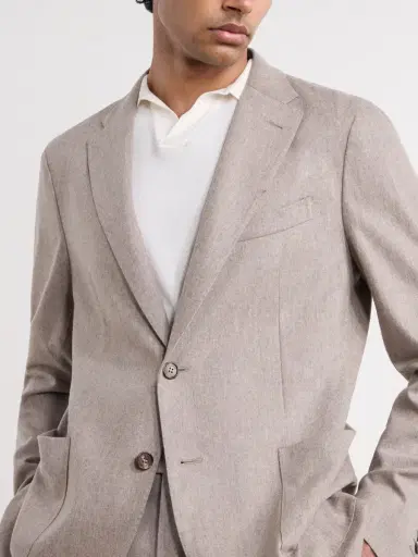 Slowear Wool-Blend Flannel Blazer Jacket - Men | Thumbnail 5 Slowear Wool-Blend Flannel Blazer Jacket - Men | Thumbnail 5