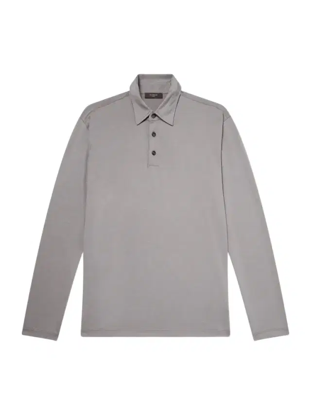 Slowear Zanone Cotton and Silk-Blend Jersey Polo Shirt - Men