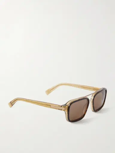 Zegna Geometric Square-Frame Acetate Sunglasses - Men | Thumbnail 3 Zegna Geometric Square-Frame Acetate Sunglasses - Men | Thumbnail 3