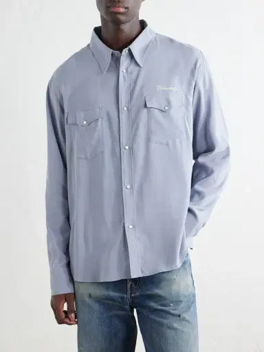 Visvim Meridian Logo-Embroidered Canvas Shirt - Men | Thumbnail 3 Visvim Meridian Logo-Embroidered Canvas Shirt - Men | Thumbnail 3