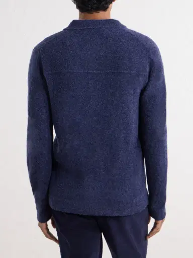 Slowear Bouclé Wool-Blend Cardigan - Men | Thumbnail 4 Slowear Bouclé Wool-Blend Cardigan - Men | Thumbnail 4