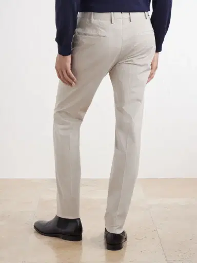 Slowear Incotex Slim-Fit Batavia Stretch-Cotton Trousers - Men | Thumbnail 4